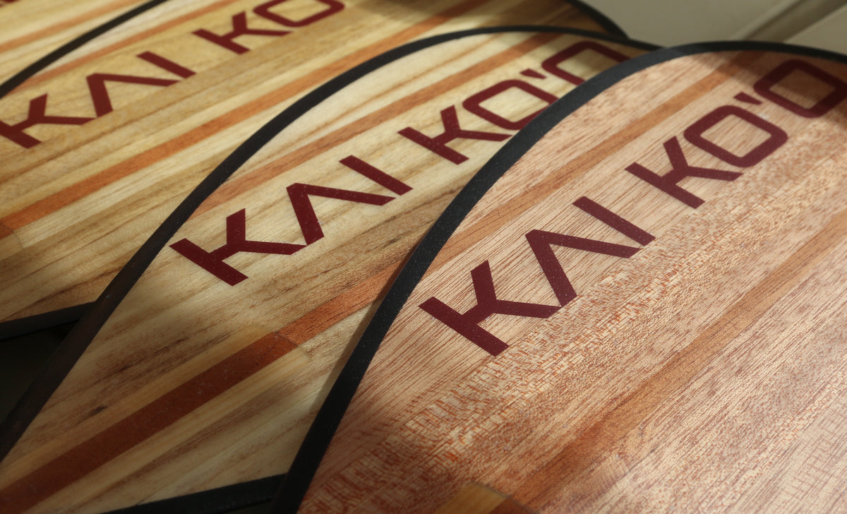 Premium High Quality Wood Blades Kai Ko'o Paddles
